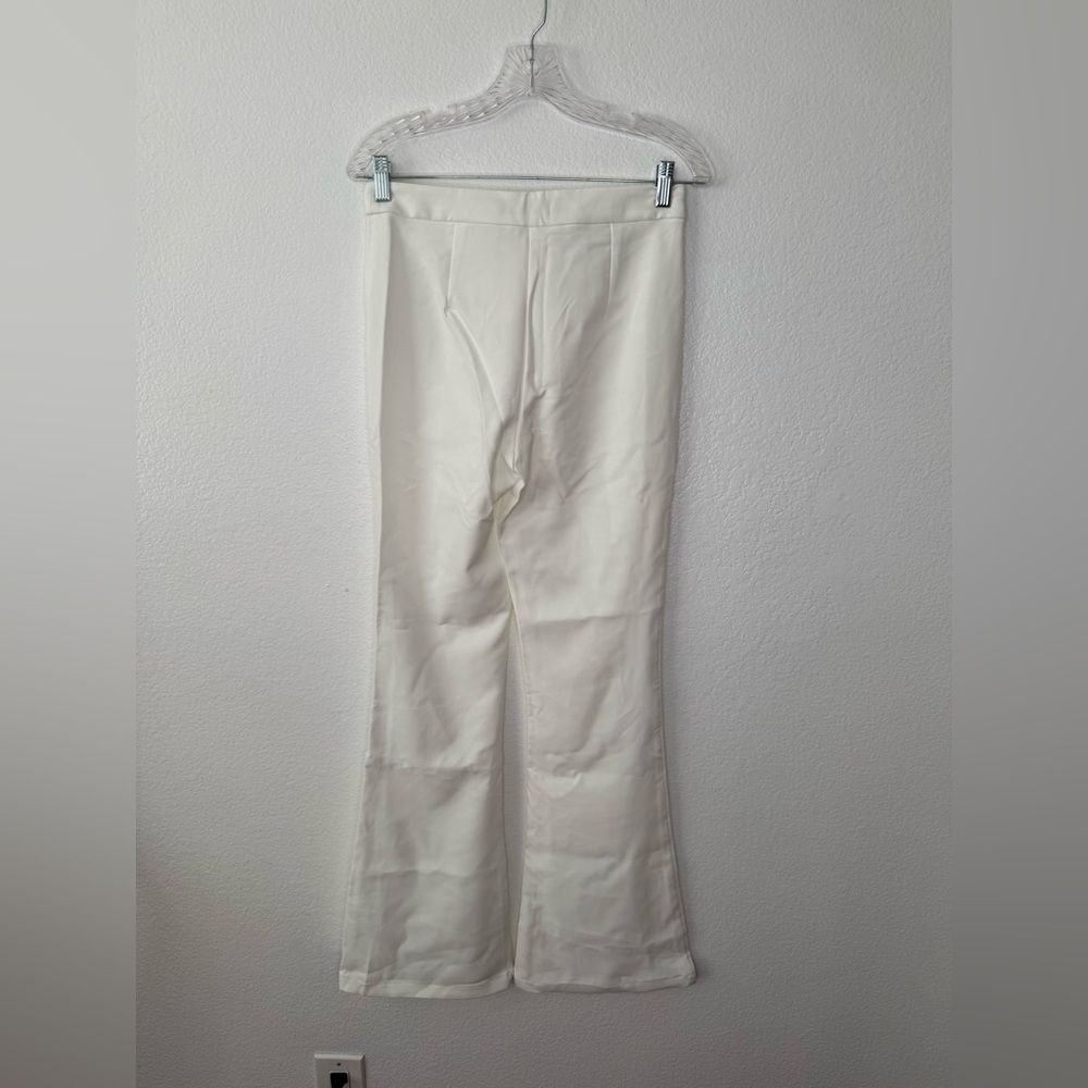 Love Tree Cream Flare Pants